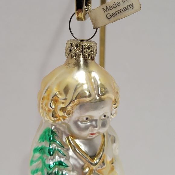 Angel Christmas ornament Vintage made in Germany 4" - Picture 6 of 8